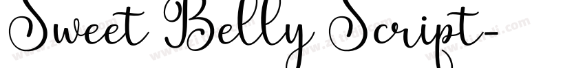 Sweet Belly Script字体转换